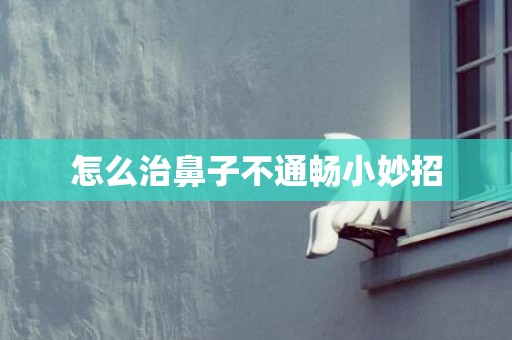 怎么治鼻子不通畅小妙招