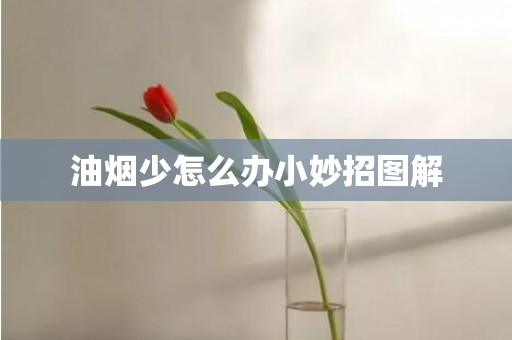 油烟少怎么办小妙招图解