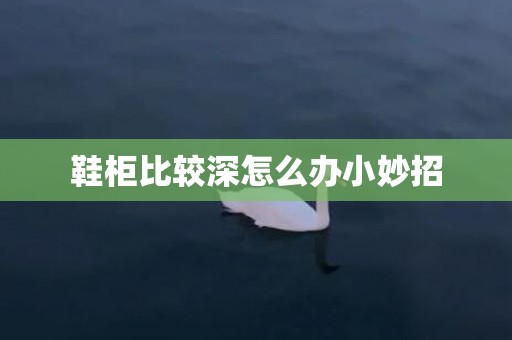 鞋柜比较深怎么办小妙招
