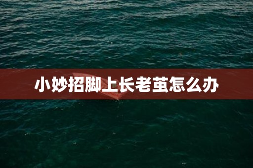 小妙招脚上长老茧怎么办