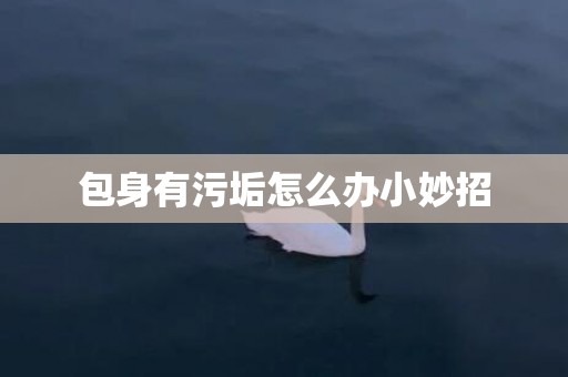 包身有污垢怎么办小妙招