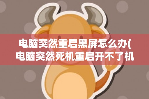 电脑突然重启黑屏怎么办(电脑突然死机重启开不了机)