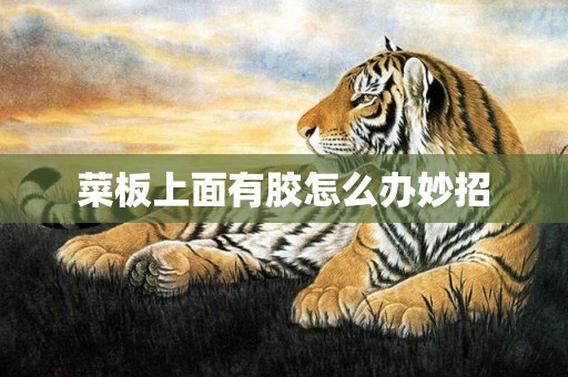 菜板上面有胶怎么办妙招