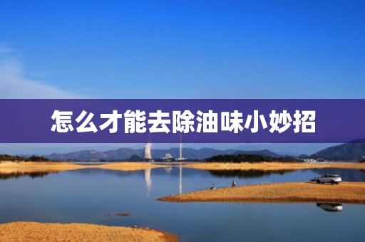 怎么才能去除油味小妙招
