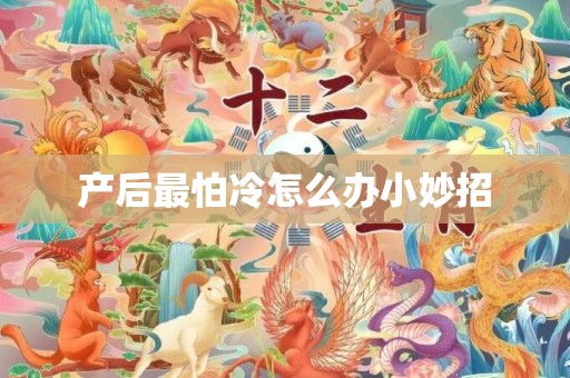产后最怕冷怎么办小妙招