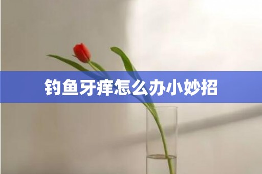 钓鱼牙痒怎么办小妙招