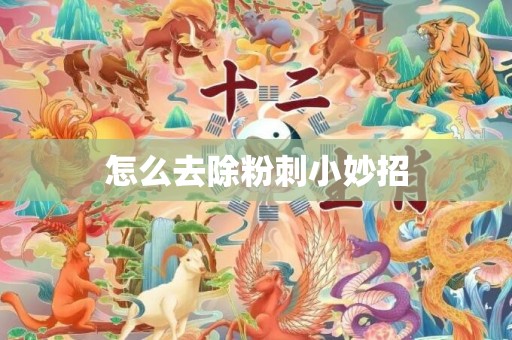 怎么去除粉刺小妙招