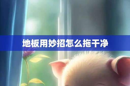 地板用妙招怎么拖干净