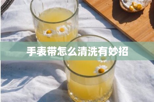 手表带怎么清洗有妙招