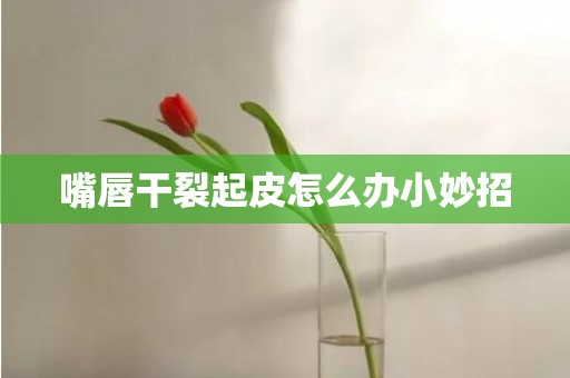嘴唇干裂起皮怎么办小妙招