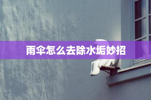 雨伞怎么去除水垢妙招