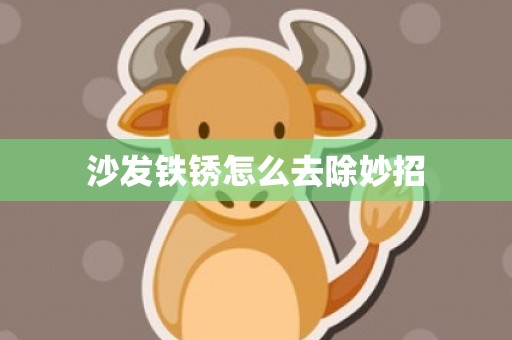 沙发铁锈怎么去除妙招