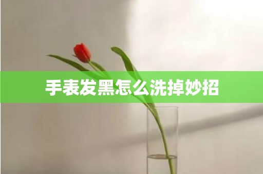 手表发黑怎么洗掉妙招
