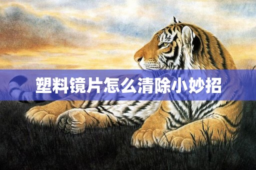塑料镜片怎么清除小妙招