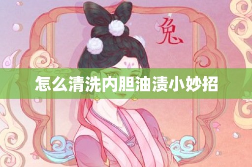 怎么清洗内胆油渍小妙招