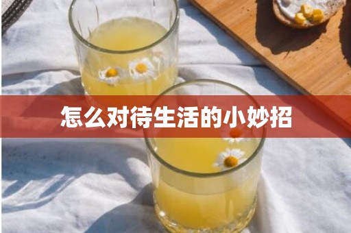 怎么对待生活的小妙招