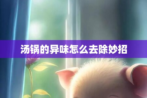 汤锅的异味怎么去除妙招