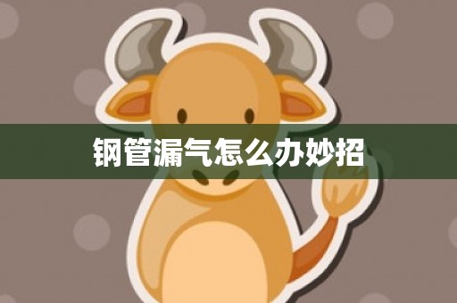 钢管漏气怎么办妙招