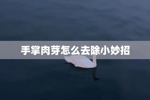 手掌肉芽怎么去除小妙招