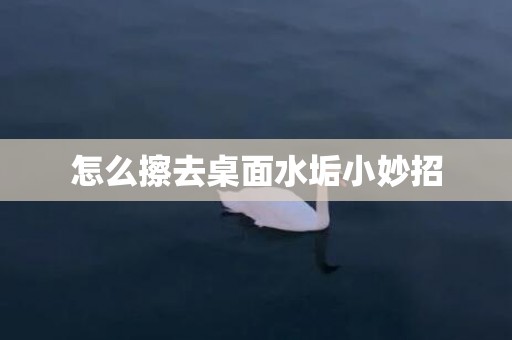 怎么擦去桌面水垢小妙招