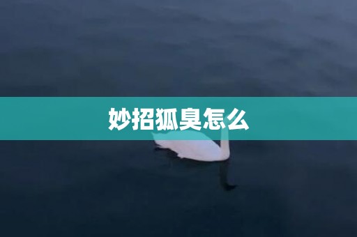 妙招狐臭怎么