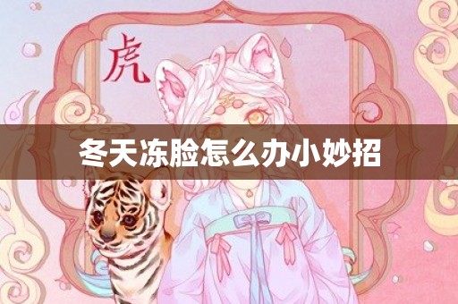 冬天冻脸怎么办小妙招