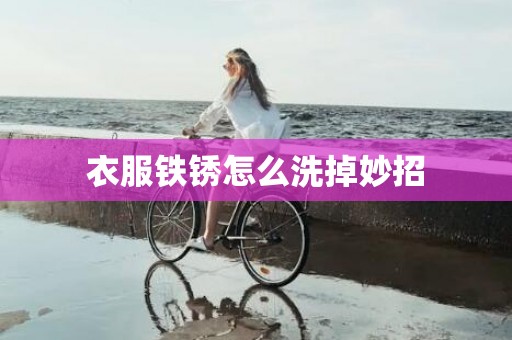 衣服铁锈怎么洗掉妙招