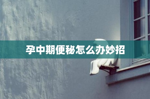 孕中期便秘怎么办妙招