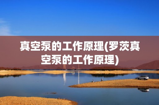 真空泵的工作原理(罗茨真空泵的工作原理)