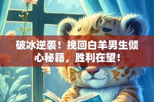 破冰逆袭！挽回白羊男生倾心秘籍，胜利在望！