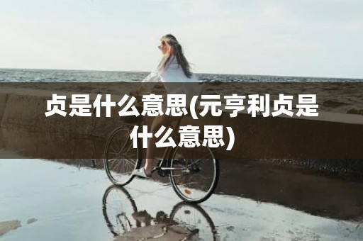 贞是什么意思(元亨利贞是什么意思)