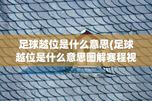 足球越位是什么意思(足球越位是什么意思图解赛程视频)