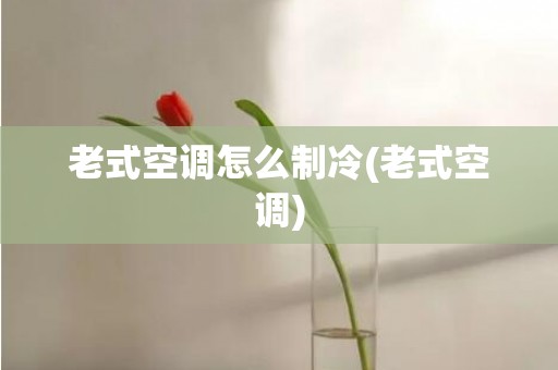 老式空调怎么制冷(老式空调)