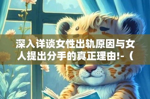 深入详谈女性出轨原因与女人提出分手的真正理由!-（女人出轨的愿因）