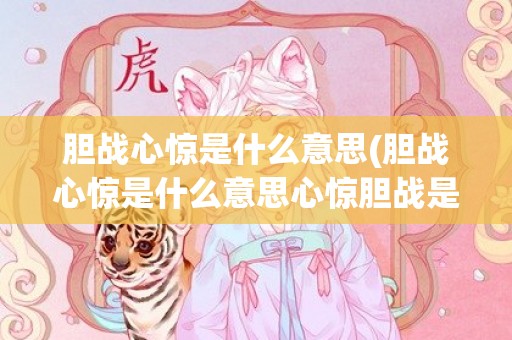 胆战心惊是什么意思(胆战心惊是什么意思心惊胆战是什么意思)