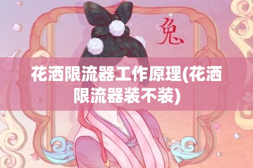 花洒限流器工作原理(花洒限流器装不装)