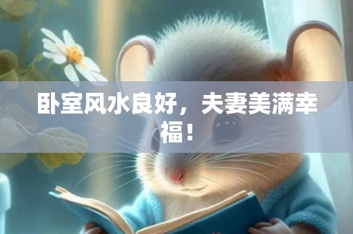卧室风水良好，夫妻美满幸福！