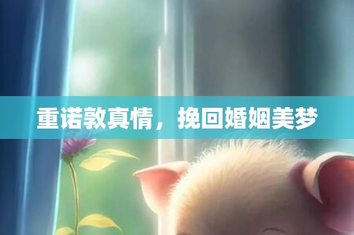 重诺敦真情，挽回婚姻美梦