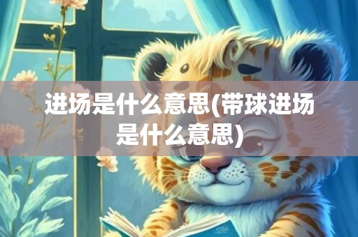 进场是什么意思(带球进场是什么意思)