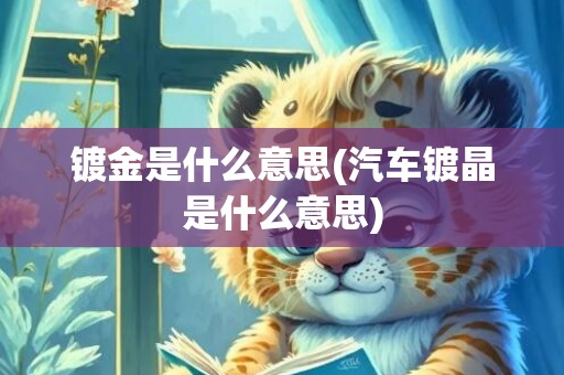镀金是什么意思(汽车镀晶是什么意思)