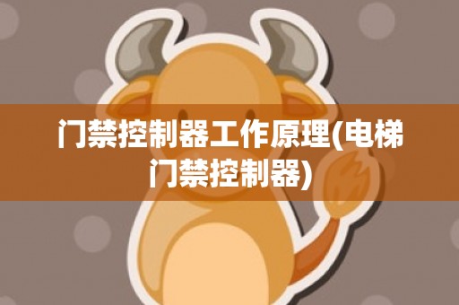 门禁控制器工作原理(电梯门禁控制器)