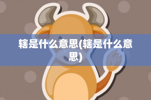 辖是什么意思(辖是什么意思)
