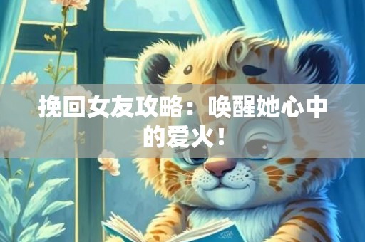 挽回女友攻略：唤醒她心中的爱火！