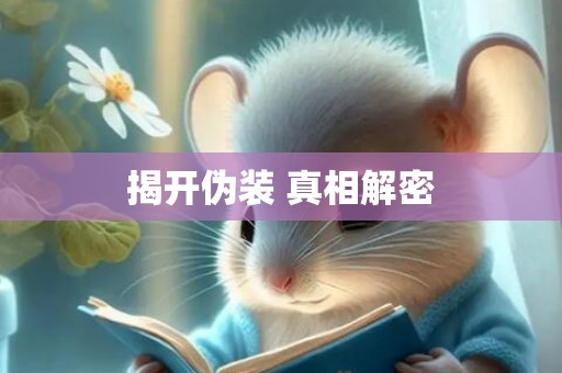 揭开伪装 真相解密