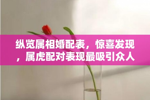 纵览属相婚配表，惊喜发现，属虎配对表现最吸引众人眼球！