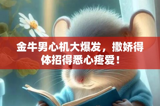 金牛男心机大爆发，撒娇得体招得悉心疼爱！
