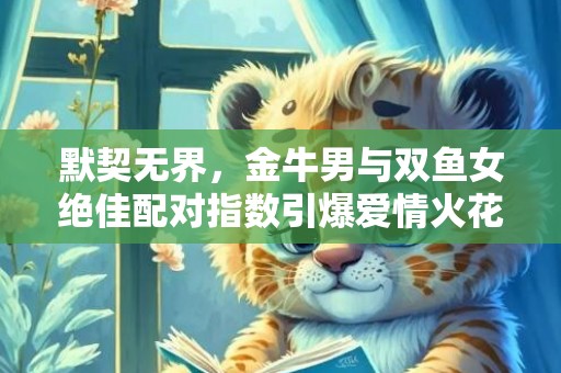 默契无界，金牛男与双鱼女绝佳配对指数引爆爱情火花