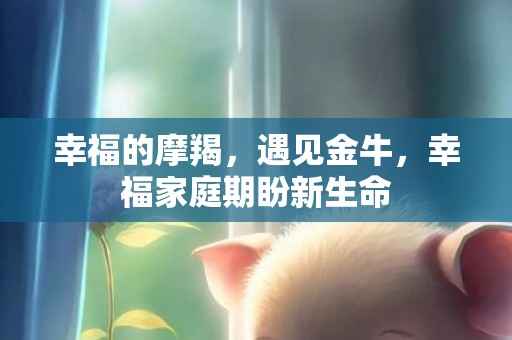 幸福的摩羯，遇见金牛，幸福家庭期盼新生命