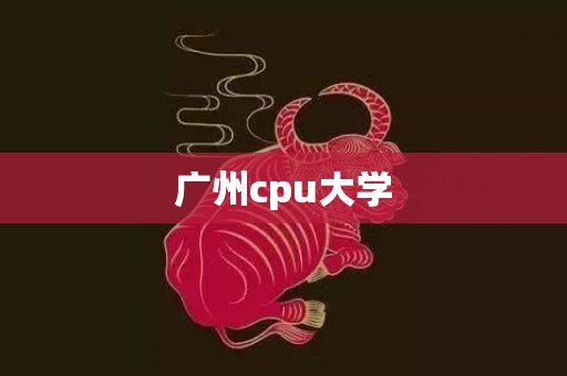 广州cpu大学