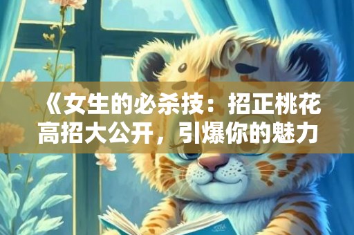 《女生的必杀技：招正桃花高招大公开，引爆你的魅力潜能！》